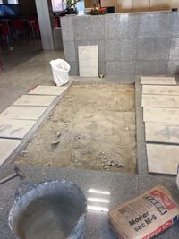proceso de suelo de centro civico