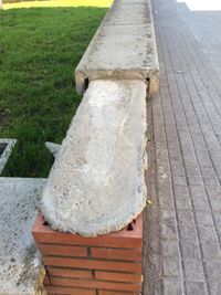 antes de nuestra actuaci&oacute;n muro de la calle
