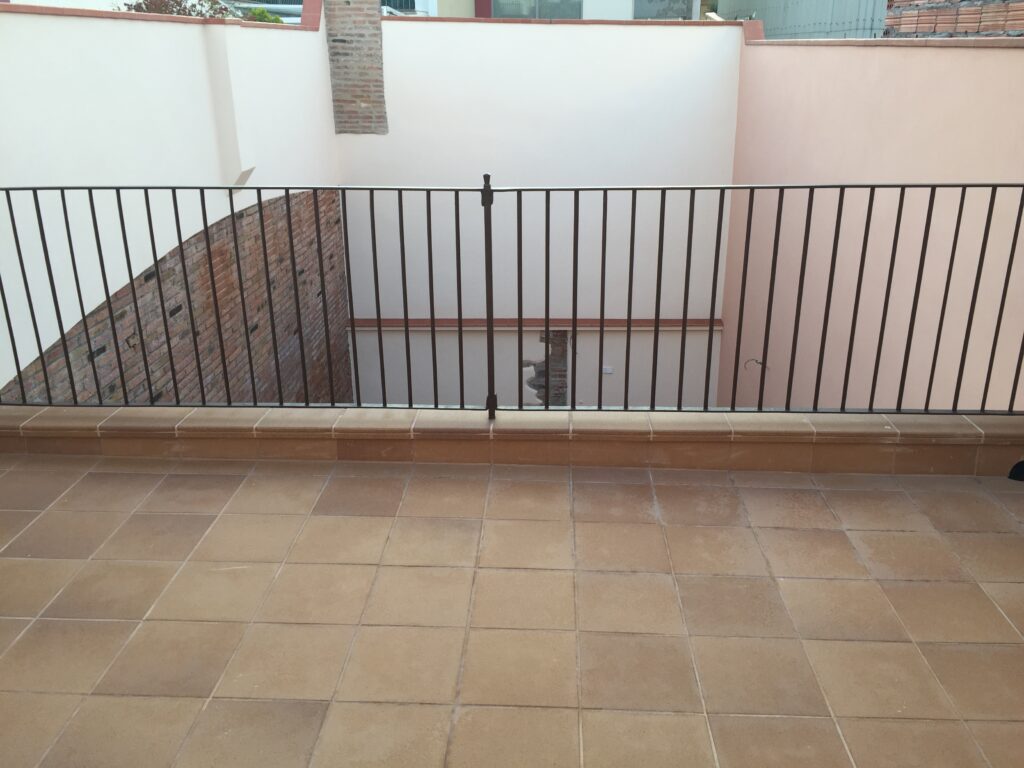 Terraza casa acabada